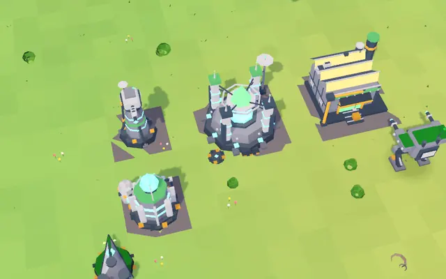 Machine base: Core, Reactor, Factory and Laser Tower